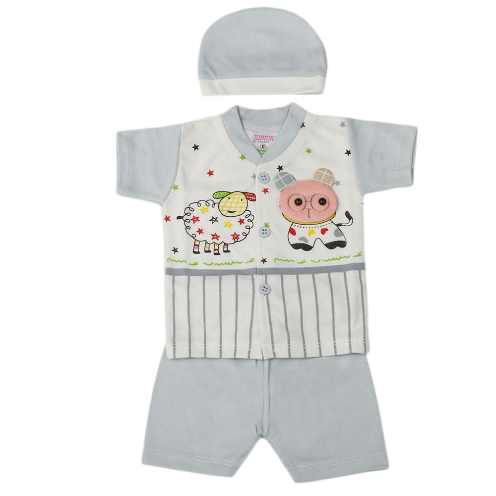 Newborn Boys Suit - Steel Blue, Newborn Boys Sets & Suits, Chase Value, Chase Value