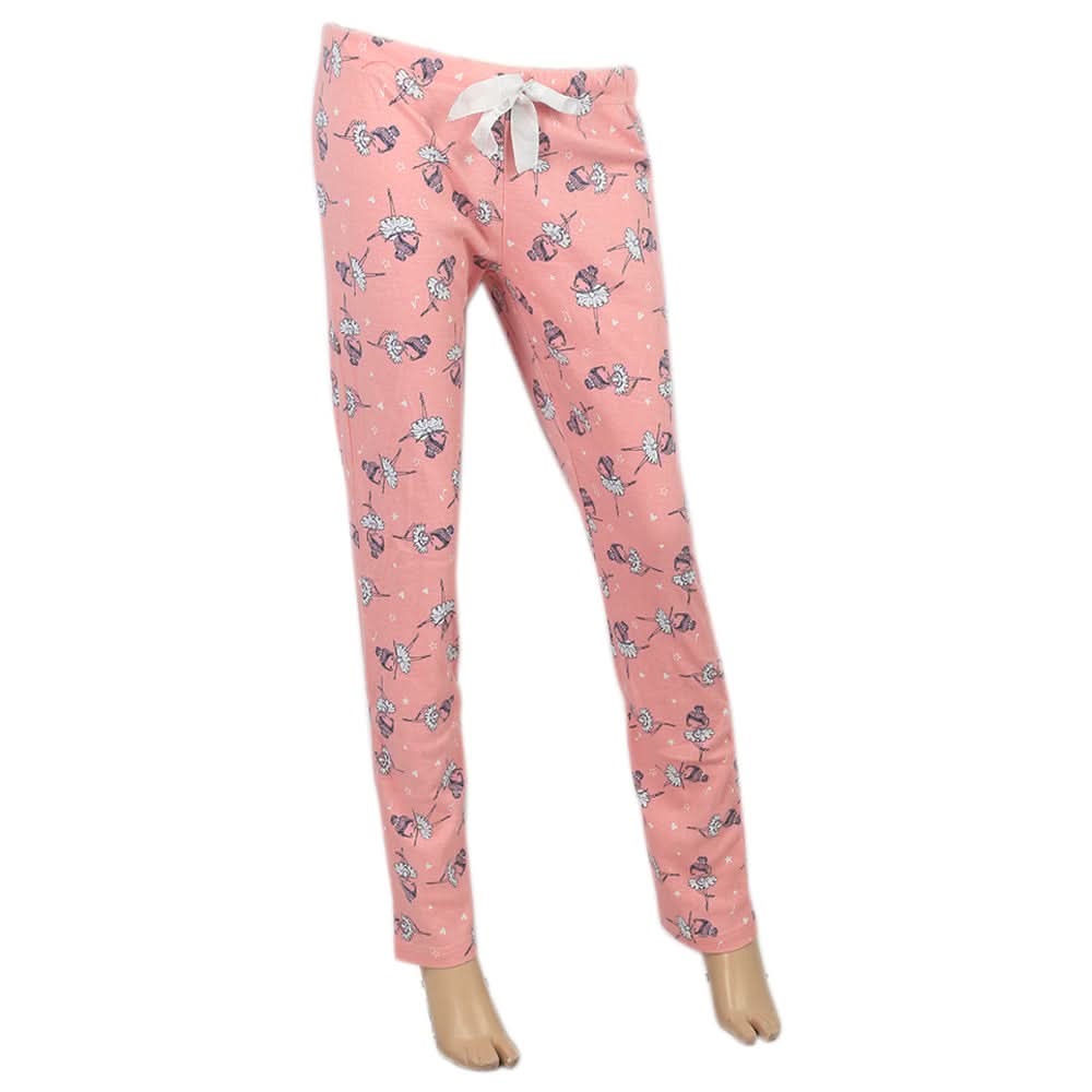 Women's Printed Jersey Trouser - Pink, Women, Pants & Tights, Chase Value, Chase Value