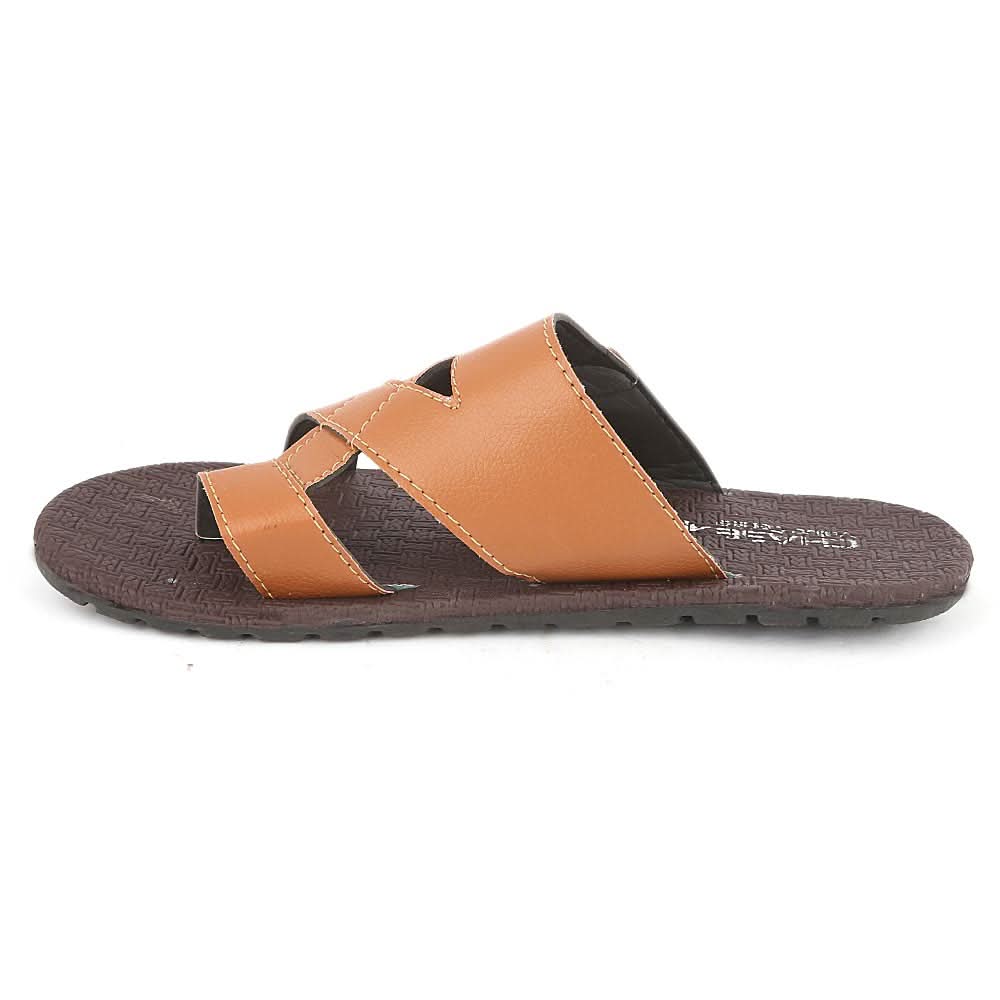 Men's Slippers (750) - Brown, Men, Slippers, Chase Value, Chase Value