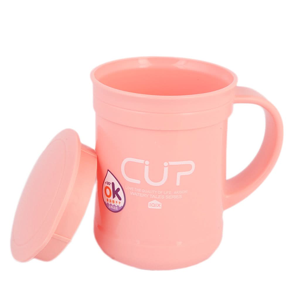 Cup With Lid - Peach, Home & Lifestyle, Glassware & Drinkware, Chase Value, Chase Value