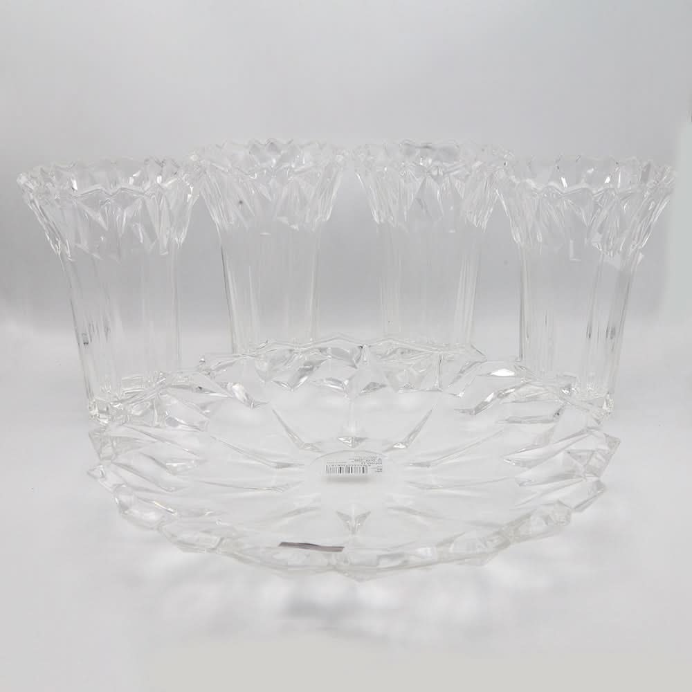 Glass Dish, Vase & Candy Set  (KA-1229), Home & Lifestyle, Glassware & Drinkware, Chase Value, Chase Value