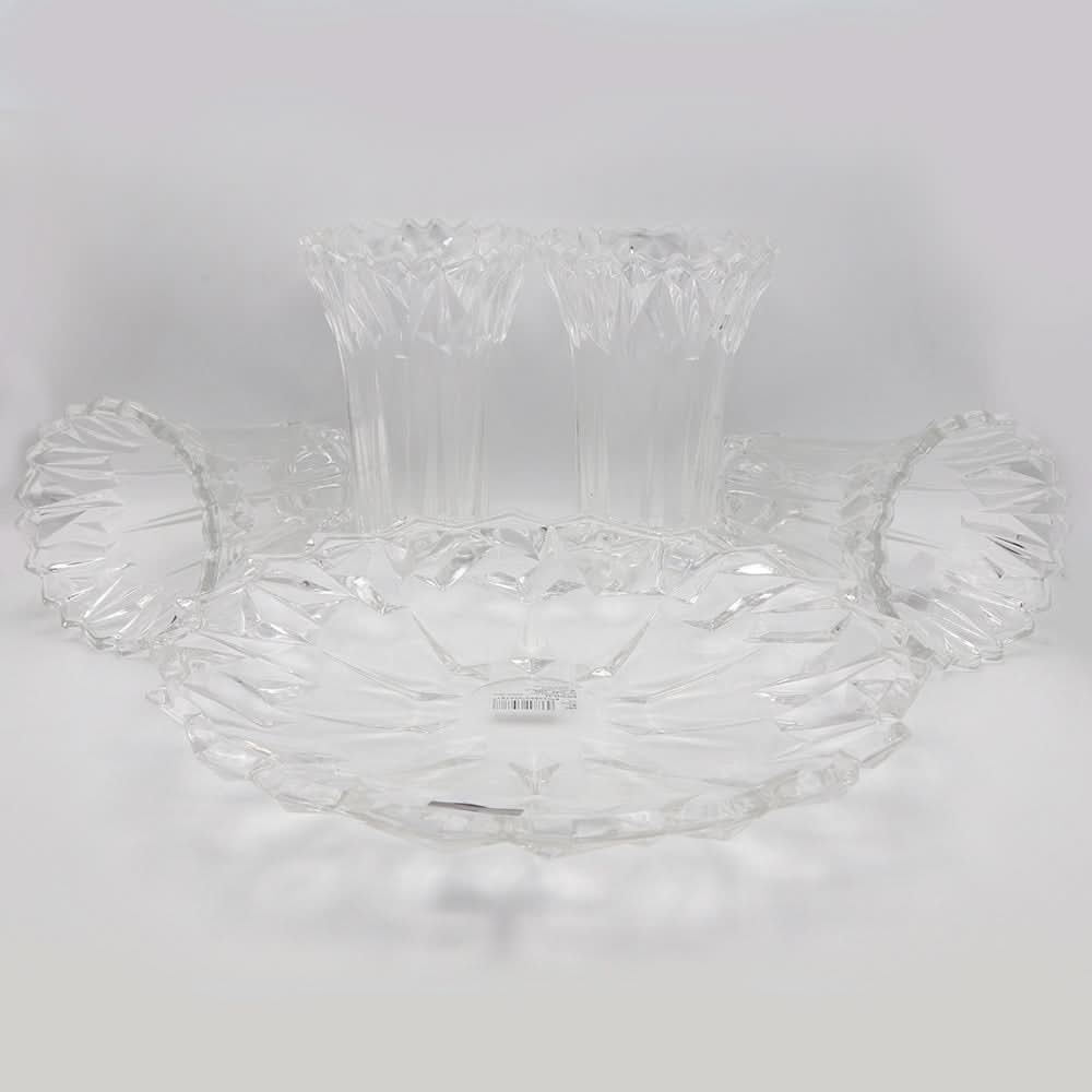 Glass Dish, Vase & Candy Set  (KA-1229), Home & Lifestyle, Glassware & Drinkware, Chase Value, Chase Value
