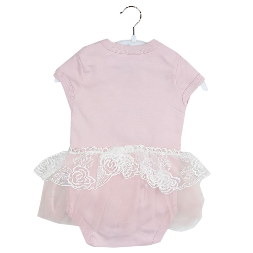 Newborn Girls Half Sleeves Romper - Tea Pink, Kids, Newborn Girls Rompers, Chase Value, Chase Value
