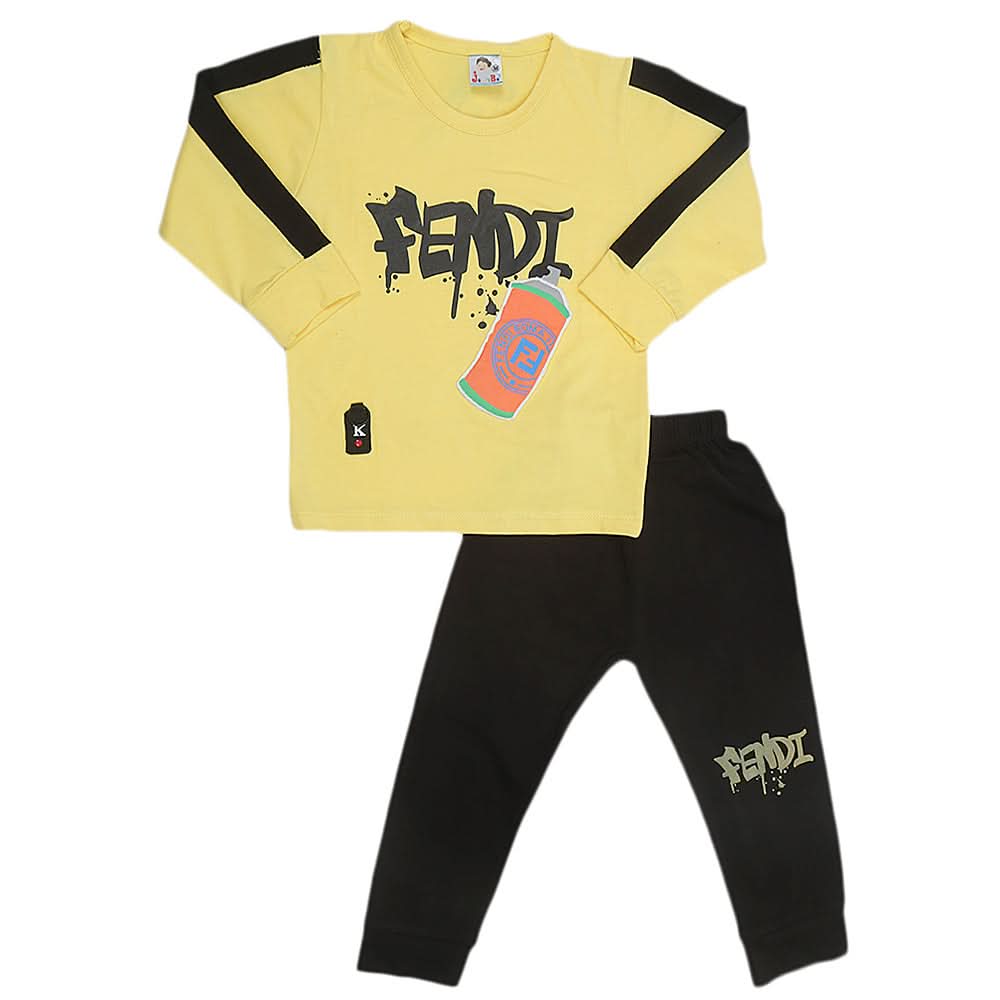 Boys Full Sleeves Suit - Yellow, Kids, Boys Sets And Suits, Chase Value, Chase Value