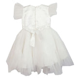 Girls Fancy Frock - White, Girls Frocks, Chase Value, Chase Value