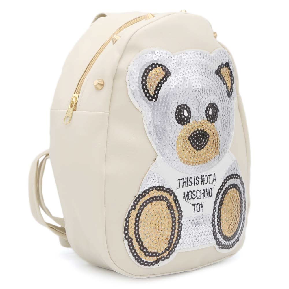 Girls Backpack (7572-A) Fawn, Kids, School And Laptop Bags, Chase Value, Chase Value