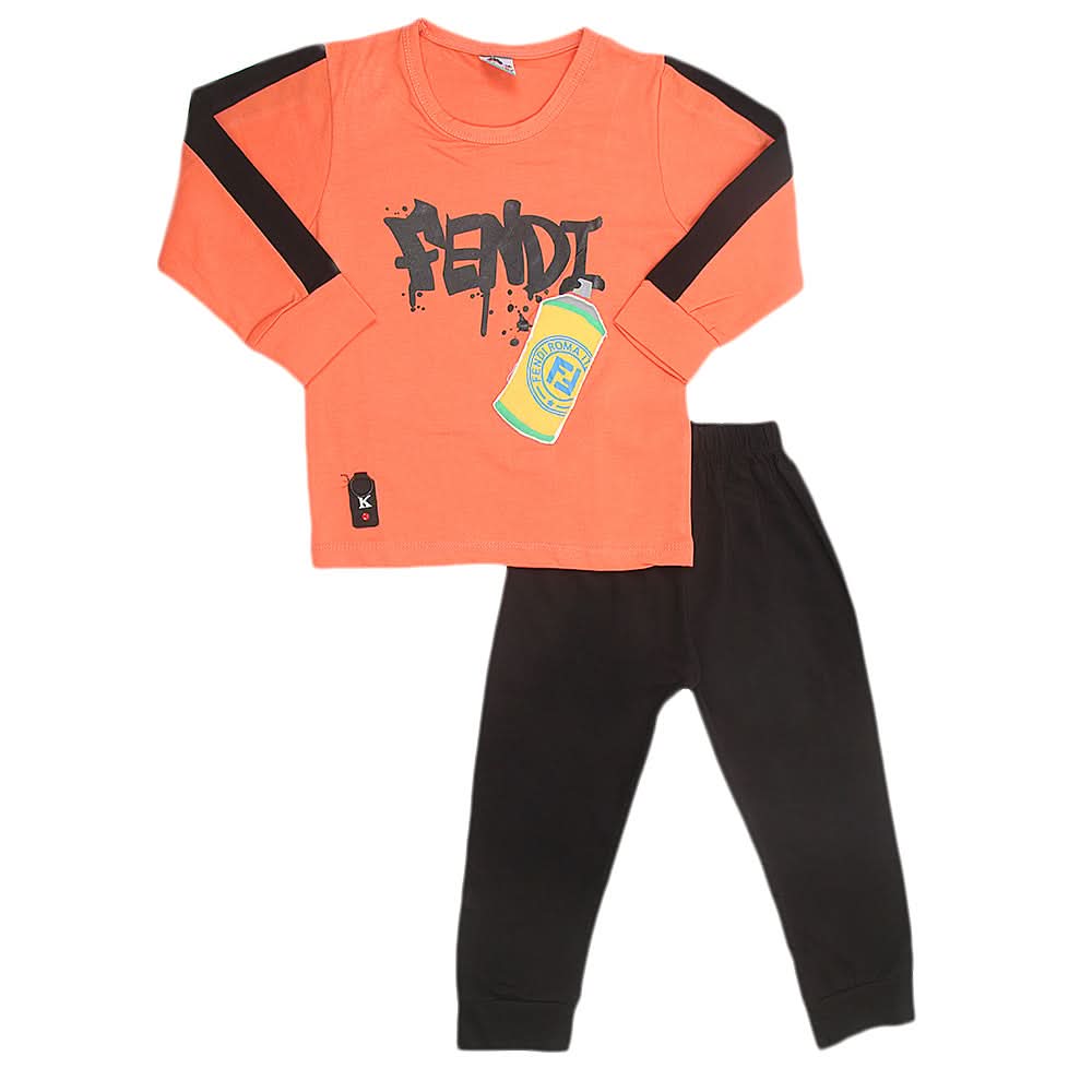 Boys Full Sleeves Suit - Peach, Kids, Boys Sets And Suits, Chase Value, Chase Value