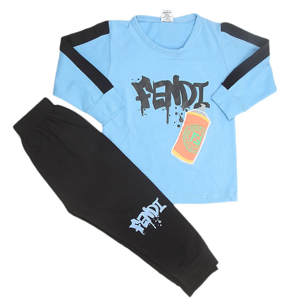 Boys Full Sleeves Suit - Blue, Kids, Boys Sets And Suits, Chase Value, Chase Value