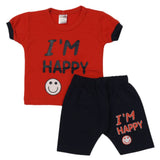 Newborn Boys Half Sleeves Suit - Red, Kids, Newborn Boys Sets And Suits, Chase Value, Chase Value