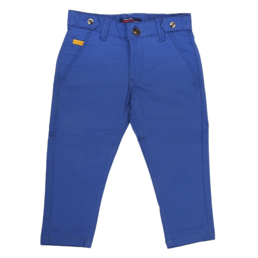 Boys Cotton Pant - Royal Blue, Kids Clothes, Chase Value, Chase Value