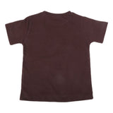 Boys Printed Half Sleeves T-Shirt 4728 - Dark Brown, Kids, Boys T-Shirts, Chase Value, Chase Value
