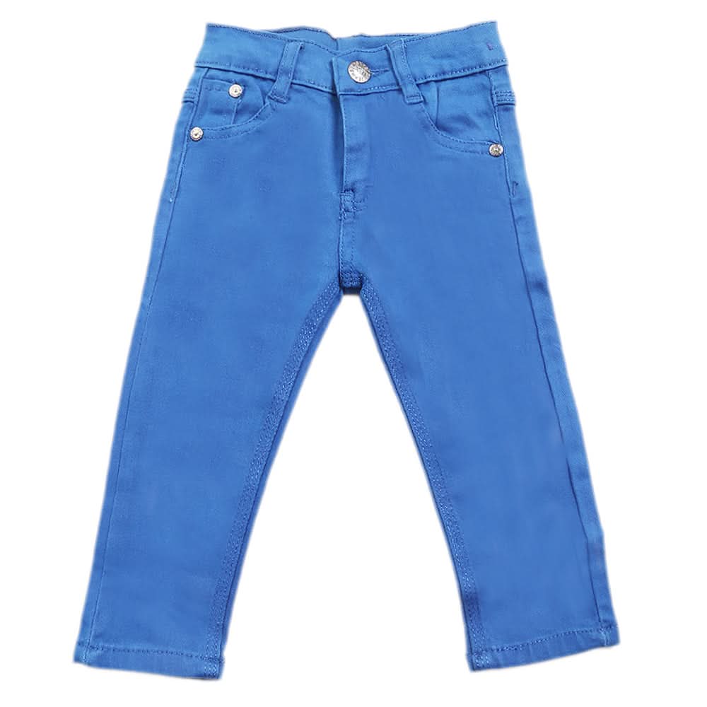 Girls Denim Pant - Royal Blue, Kids, Girls Pants And Capri, Chase Value, Chase Value