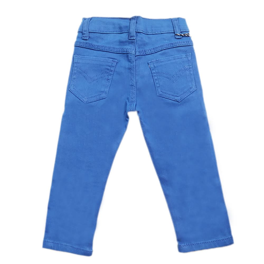 Girls Denim Pant - Royal Blue, Kids, Girls Pants And Capri, Chase Value, Chase Value