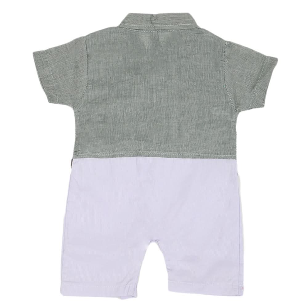 Newborn Boys Half Sleeves Koti Romper - Olive Green, Kids, New Born Boys Rompers, Chase Value, Chase Value