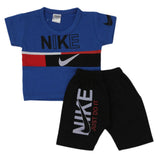 Newborn Boys Half Sleeves Suit - Royal Blue, Kids, Newborn Boys Sets And Suits, Chase Value, Chase Value