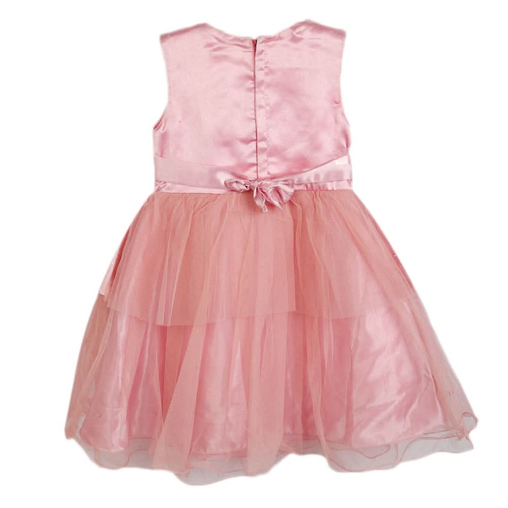 Girls Fancy Frock - Pink, Girls Frocks, Chase Value, Chase Value