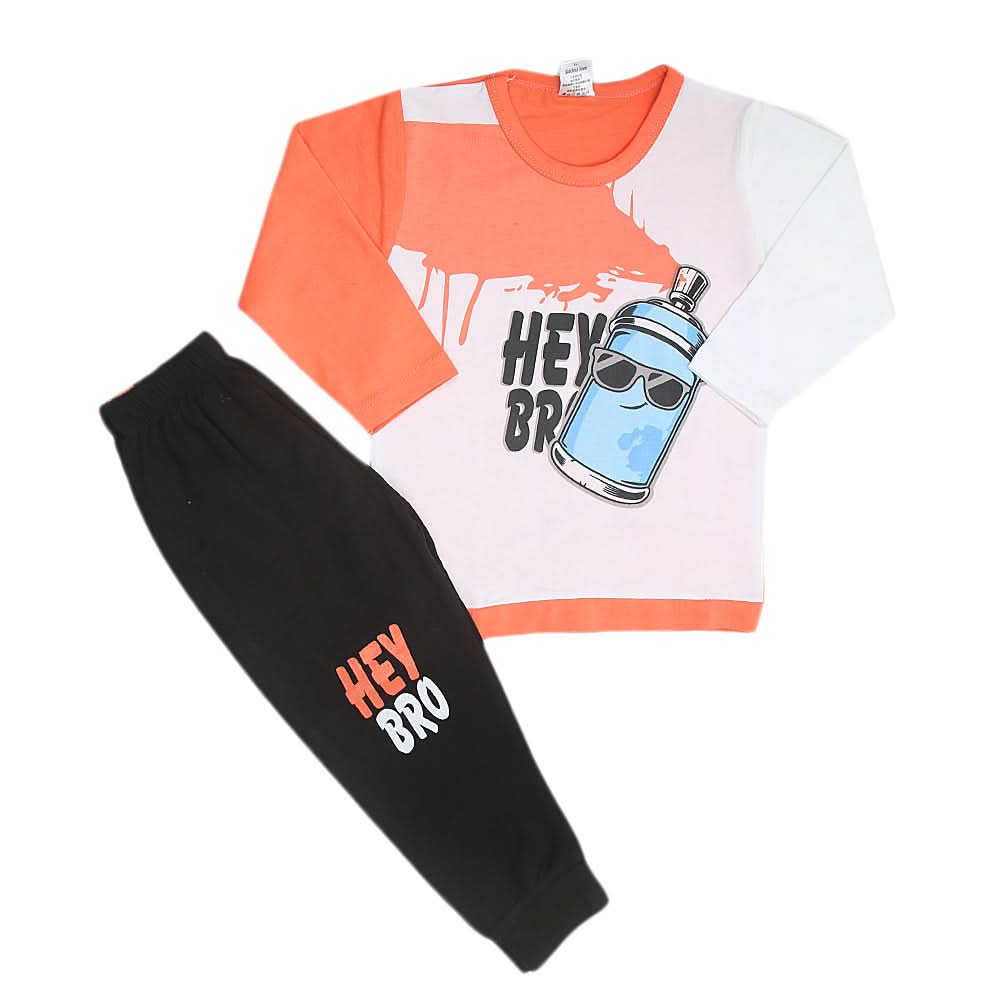 Boys Full Sleeves Suit - Peach, Kids, Boys Sets And Suits, Chase Value, Chase Value