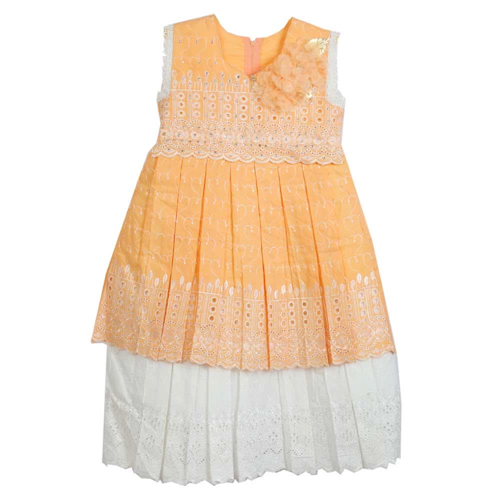 Girls Frock Suits - Orange, Girls Frocks, Chase Value, Chase Value