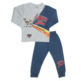 Boys Full Sleeves Suit - Grey Blue, Kids, Boys Sets And Suits, Chase Value, Chase Value