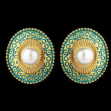 Women's Ear Tops - Cyan, Women, Earrings & Tops, Chase Value, Chase Value