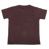 Boys Printed Half Sleeves T-Shirt 4751 - Dark Brown, Kids, Boys T-Shirts, Chase Value, Chase Value