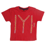 Boys Half Sleeves Printed T-Shirt Ertugrul - Maroon, Kids, Boys T-Shirts, Chase Value, Chase Value