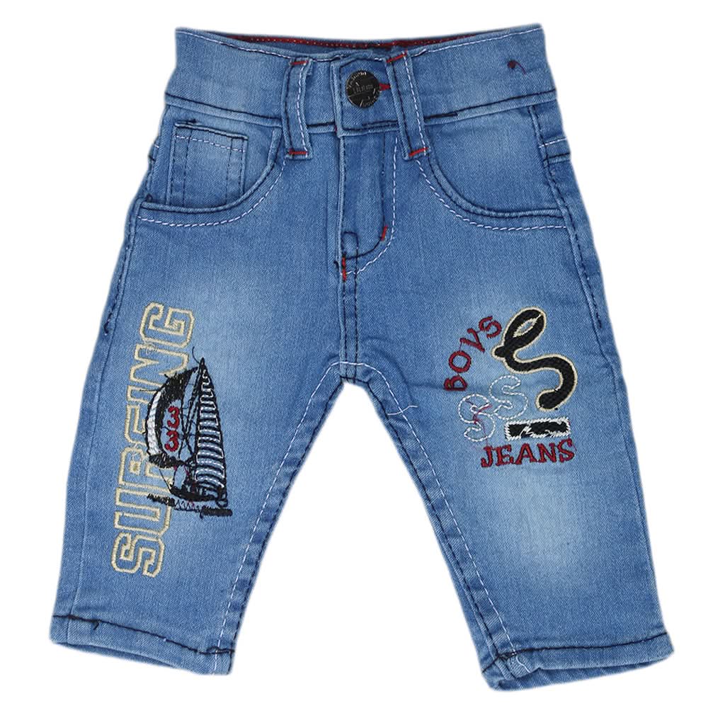 Newborn Boys Denim Pant - Light Blue, Kids, Newborn Boys Shorts And Pants, Chase Value, Chase Value