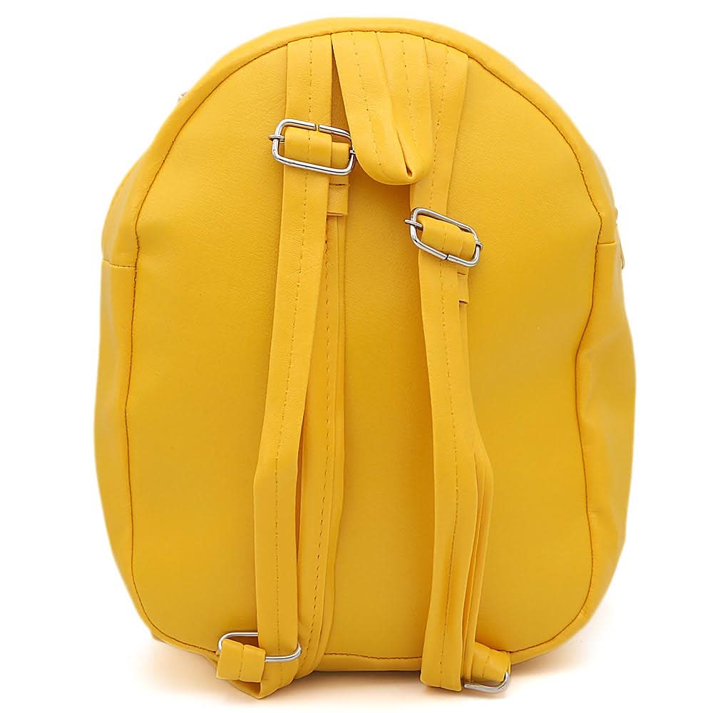 Girls Backpack (7572F) - Yellow, Kids, School And Laptop Bags, Chase Value, Chase Value