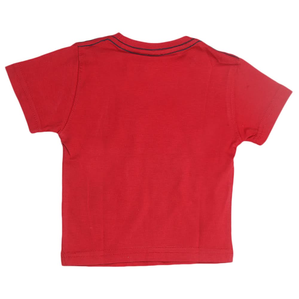 Boys Half Sleeves Printed T-Shirt Ertugrul - Maroon, Kids, Boys T-Shirts, Chase Value, Chase Value
