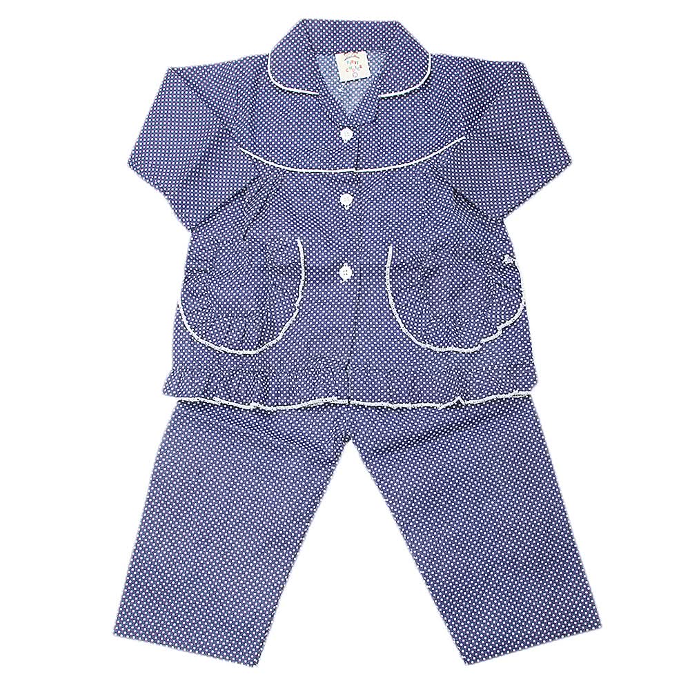 Girl's Full Sleeves Night Suit - Purple, Kids, Girls Sets And Suits, Chase Value, Chase Value