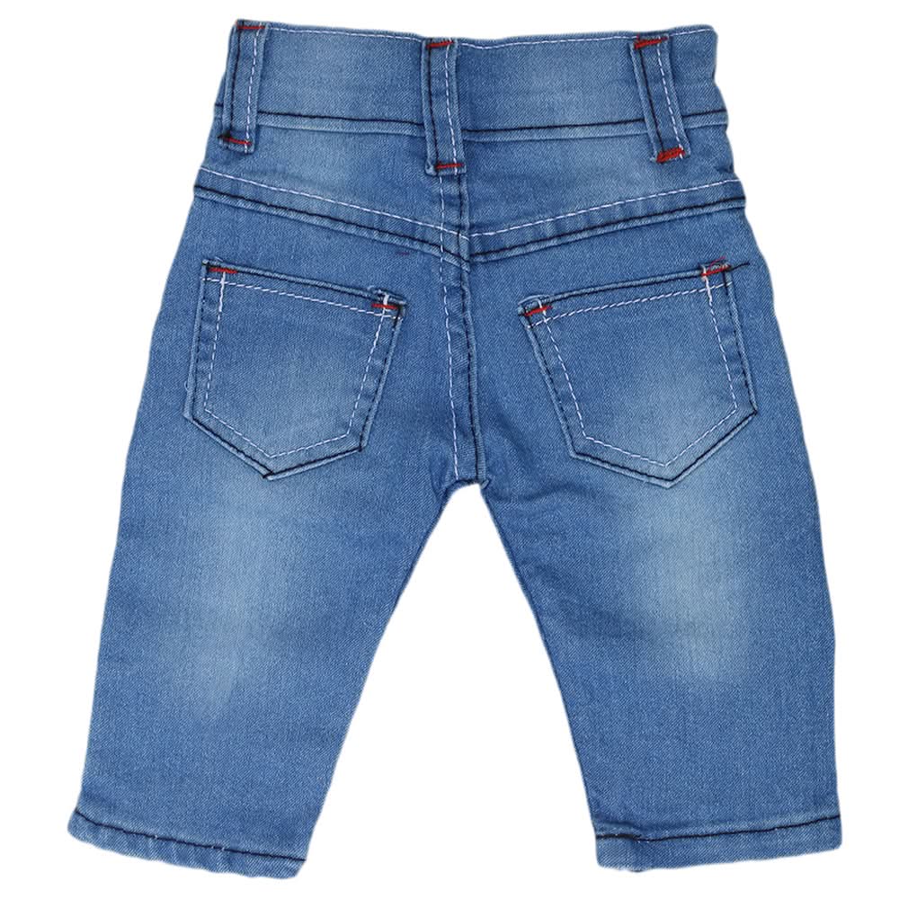 Newborn Boys Denim Pant - Light Blue, Kids, Newborn Boys Shorts And Pants, Chase Value, Chase Value