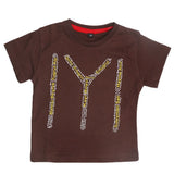 Boys Half Sleeves Printed T-Shirt Ertugrul - Coffee, Kids, Boys T-Shirts, Chase Value, Chase Value