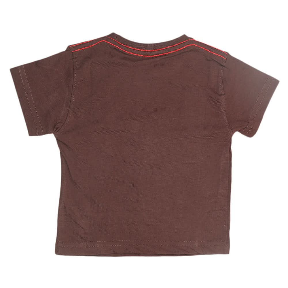 Boys Half Sleeves Printed T-Shirt Ertugrul - Coffee, Kids, Boys T-Shirts, Chase Value, Chase Value