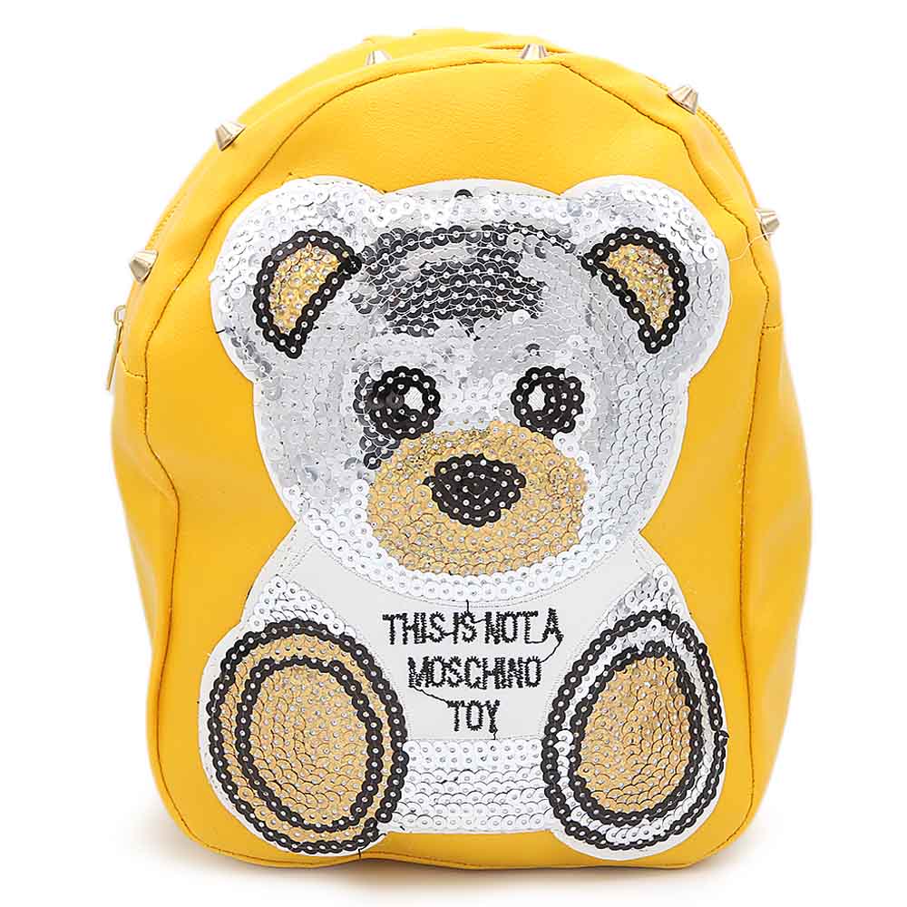 Girls backpack 7572A - Yellow, Kids, Kids Bags, Chase Value, Chase Value