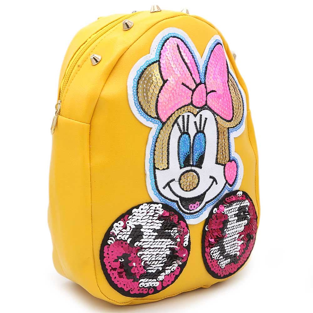 Girls Backpack (7572E) - Yellow, Kids, School And Laptop Bags, Chase Value, Chase Value