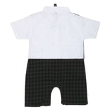 Newborn Boys Half Sleeves Romper - Olive Green, Kids, NB Boys Rompers, Chase Value, Chase Value
