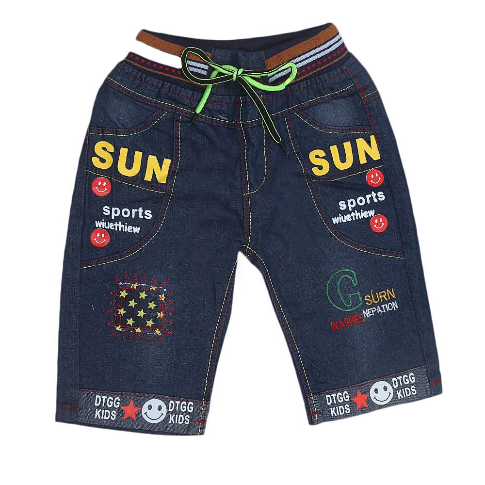 Boys Denim Shorts - Blue, Kids, Boys Shorts, Chase Value, Chase Value