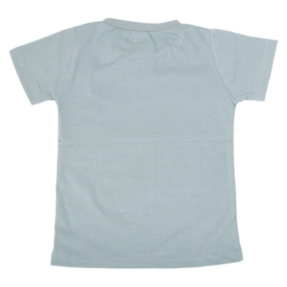 Boys Printed Half Sleeves T-Shirt 4740 - Steel Grey, Kids, Boys T-Shirts, Chase Value, Chase Value