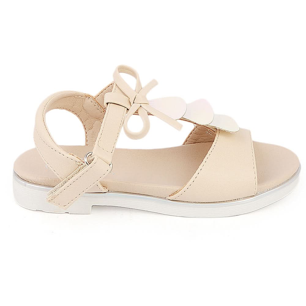 Girls Fancy Sandal (70308) - Beige, Kids, Girls Sandals, Chase Value, Chase Value