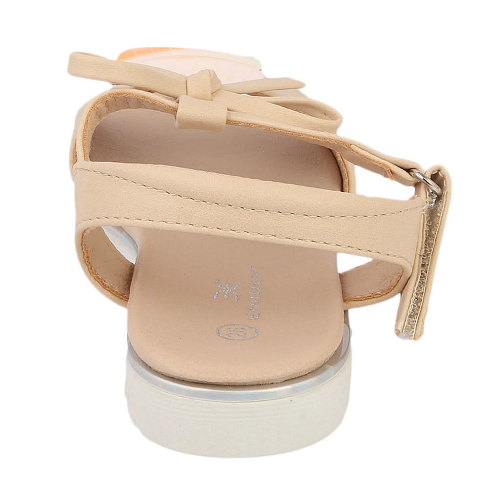 Girls Fancy Sandal (70308) - Beige, Kids, Girls Sandals, Chase Value, Chase Value