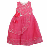 Girls Fancy Frock - Pink, Girls Frocks, Chase Value, Chase Value