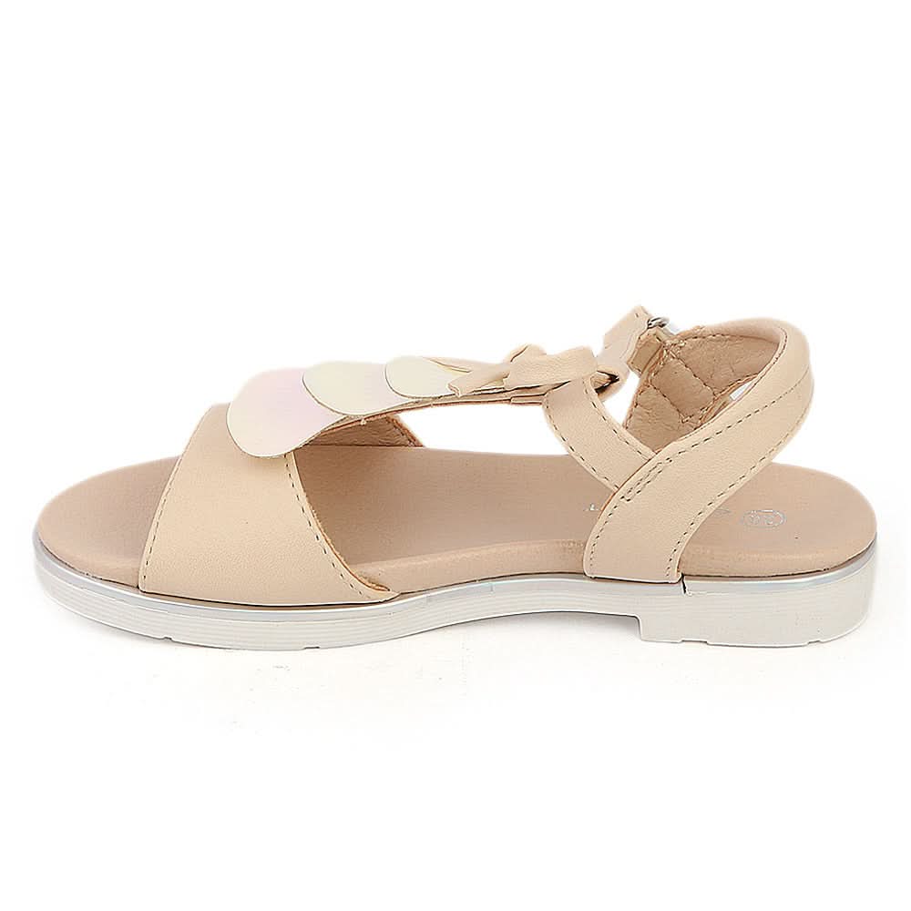 Girls Fancy Sandal (70308) - Beige, Kids, Girls Sandals, Chase Value, Chase Value