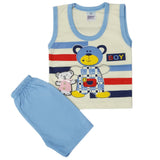 Newborn Boys Sando Suit - Blue, Newborn Boys Sets & Suits, Chase Value, Chase Value