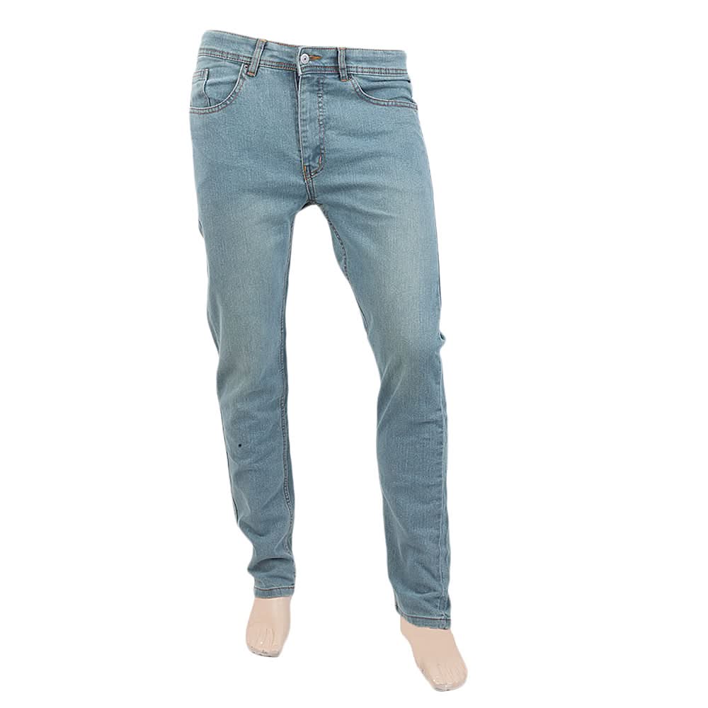 Men’s Denim Pant - Steel Blue, Men, Casual Pants And Jeans, Chase Value, Chase Value