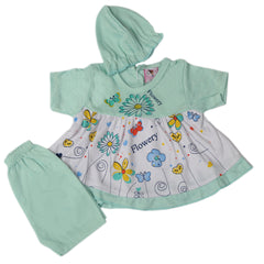 Newborn Girls Suit - Cyan, Newborn Girls Sets & Suits, Chase Value, Chase Value