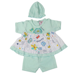 Newborn Girls Suit - Cyan, Newborn Girls Sets & Suits, Chase Value, Chase Value