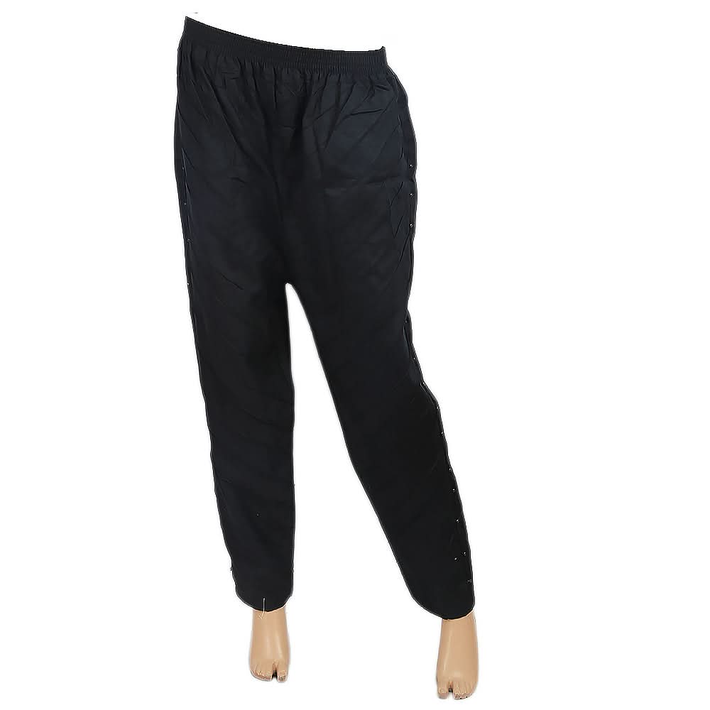 Women's Full Pentax With Moti Trouser - Black, Women, Pants & Tights, Chase Value, Chase Value