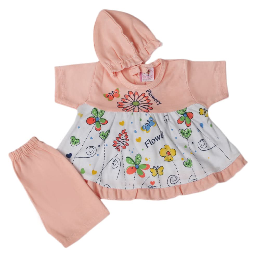 Newborn Girls Suit - Light Pink, Newborn Girls Sets & Suits, Chase Value, Chase Value