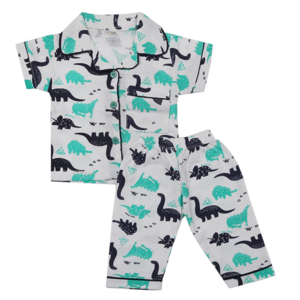 Newborn Boys Night Suit - Green, Kids, Newborn Boys Sets And Suits, Chase Value, Chase Value