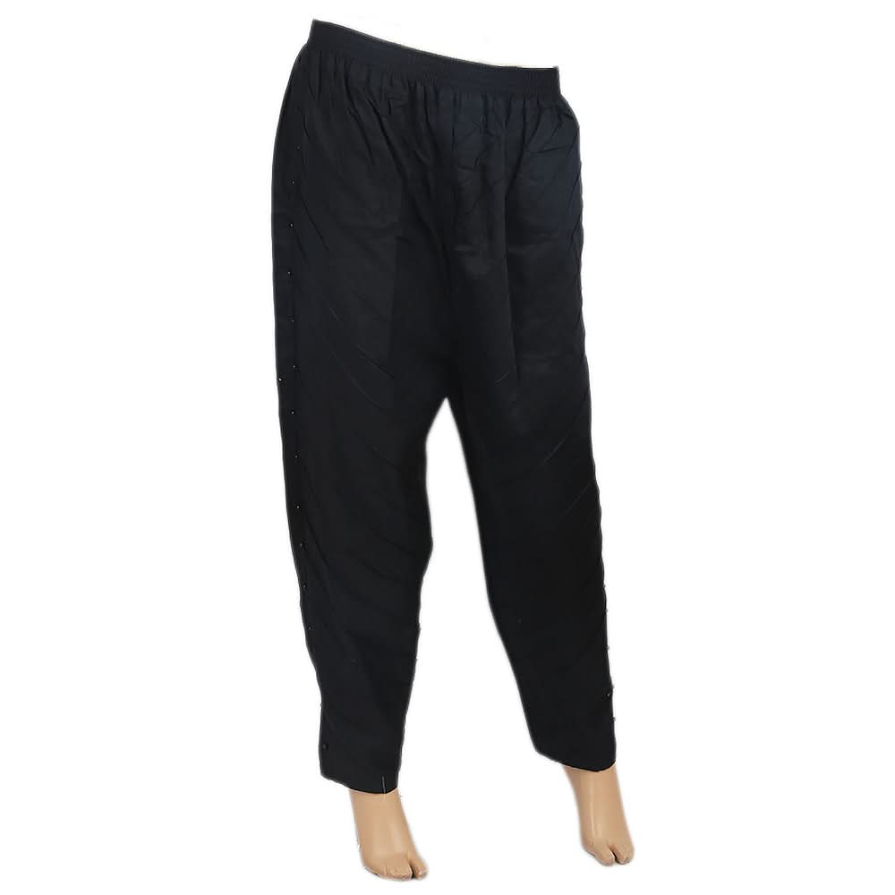 Women's Full Pentax With Moti Trouser - Black, Women, Pants & Tights, Chase Value, Chase Value
